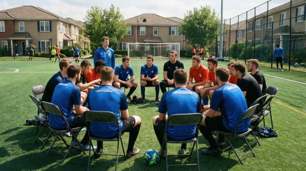 Спорт и массовые старты: марафоны, турниры, дворовые лиги и новые площадки - иллюстрация